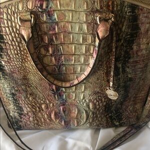 Brahmin Large Opal Amethyst Duxbury with Ady Wallet